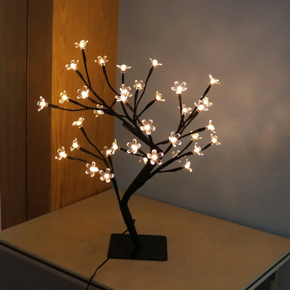 36 Bulbs Christmas Vase Coffee Floral Lamp Tree Branch LED Lights Cherry Blossom Lamp Decorative Light Wedding Home Bar Decor
36 Bulbs Christmas Vase Coffee Floral Lamp Tree Branch LED Lights Cherry Blossom Lamp Decorative Light Wedding Home Bar Decor