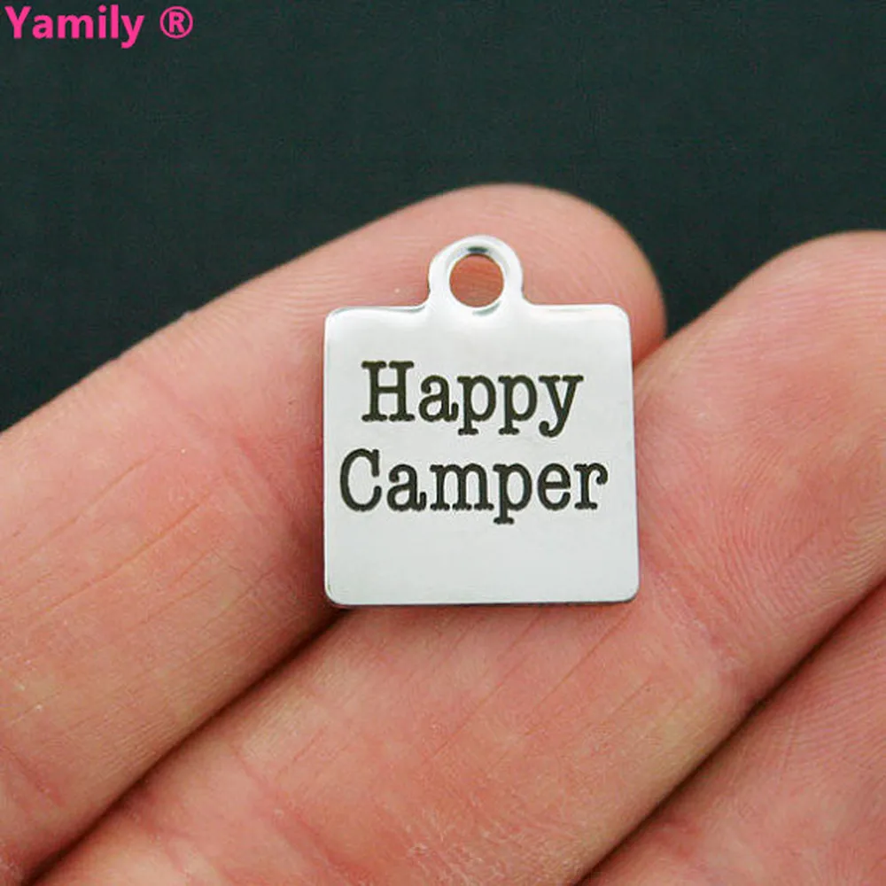 Yamily 3pcs--22mm Stainless Steel Happy Camper engraved Charm pendant for necklace bracelet jewelry making
Yamily 3pcs--22mm Stainless Steel Happy Camper engraved Charm pendant for necklace bracelet jewelry making