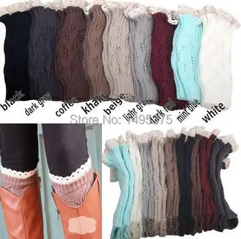 120pairs/lot lace Knee High Boot Socks Wool Knitted Solid Fashion Sock Gaiters Leg Warmers For Women
120pairs/lot lace Knee High Boot Socks Wool Knitted Solid Fashion Sock Gaiters Leg Warmers For Women