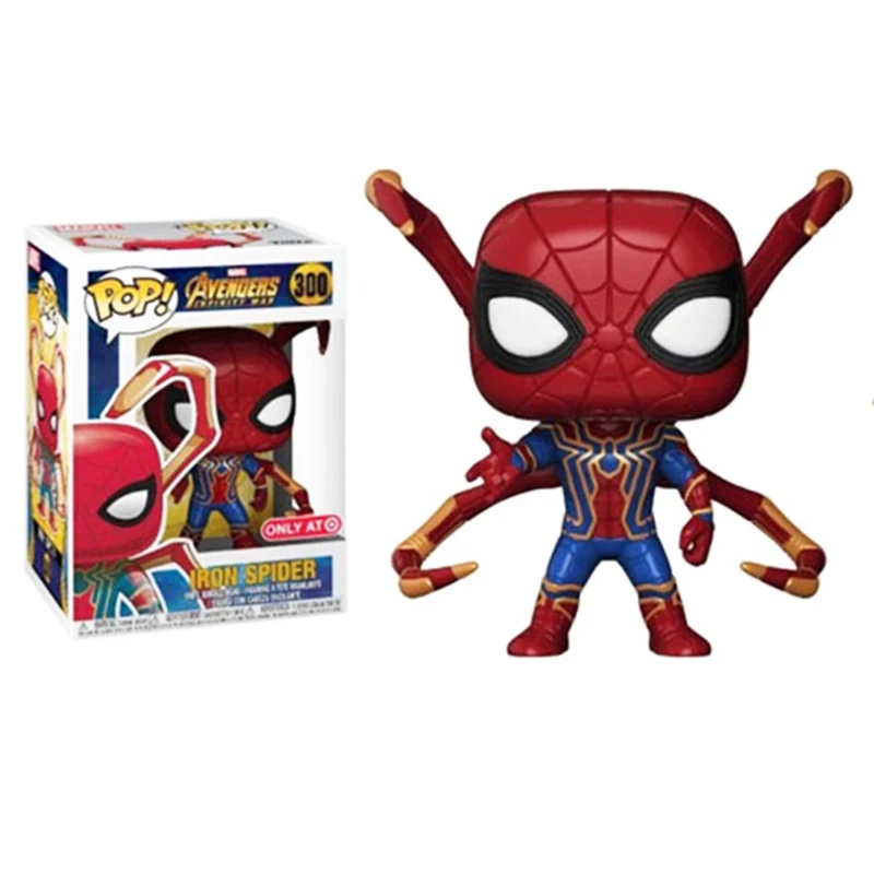 FUNKO POP Marvel Avengers Infinity War Iron Spider Action Figure Spider-man Collection model toys for Children Christmas Gift
FUNKO POP Marvel Avengers Infinity War Iron Spider Action Figure Spider-man Collection model toys for Children Christmas Gift