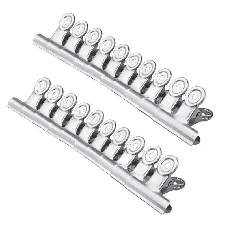 20 Pcs Large 63mm Metal Binder Clips Food Bag Clips 1-Inch Capacity Bulldog Clips,Silver
20 Pcs Large 63mm Metal Binder Clips Food Bag Clips 1-Inch Capacity Bulldog Clips,Silver