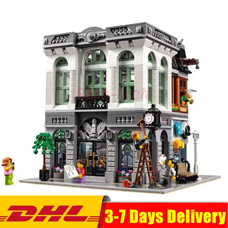 LEPIN 15001 City Street Brick Bank Model Building Assembling Blocks Bricks Toy Compatible Legoings 10251 Educational Funny Toy
LEPIN 15001 City Street Brick Bank Model Building Assembling Blocks Bricks Toy Compatible Legoings 10251 Educational Funny Toy
