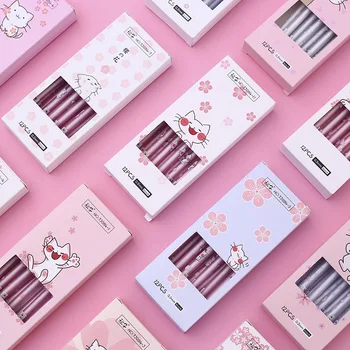 Kawaii Cherry blossoms cat gel pen 0.5mm black ink pens gift Cute Stationery Office supplies material school
Kawaii Cherry blossoms cat gel pen 0.5mm black ink pens gift Cute Stationery Office supplies material school