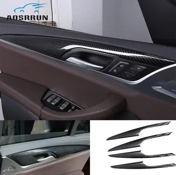 Carbon fiber texture Door handle frame Door panel frame Cover Car accessories For BMW X3 2018
Carbon fiber texture Door handle frame Door panel frame Cover Car accessories For BMW X3 2018