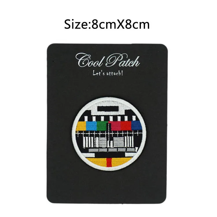 3" RETRO Vintage TV TEST CARD patch 50% off for 10 lots Round Embroidered IRON ON SEW ON Cool Biker Vest transfer Badge clothing
3" RETRO Vintage TV TEST CARD patch 50% off for 10 lots Round Embroidered IRON ON SEW ON Cool Biker Vest transfer Badge clothing