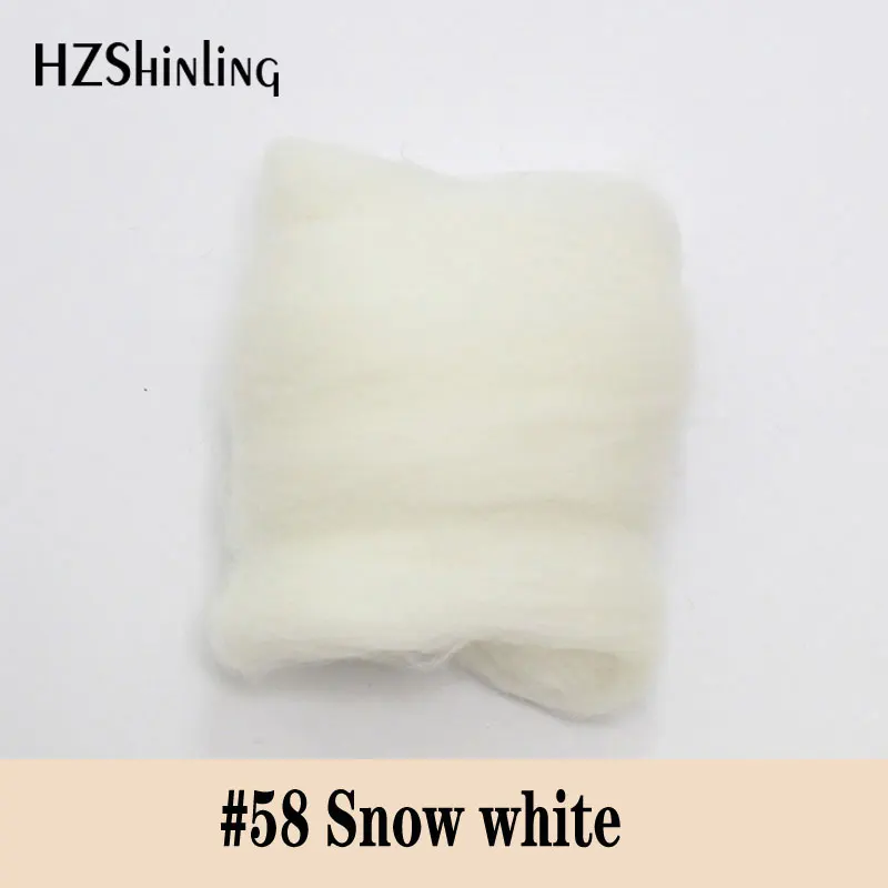 5 g Super Soft felting Short Fiber Wool Perfect in Needle Felt and Wet Felt Snow White Color Wool Material
5 g Super Soft felting Short Fiber Wool Perfect in Needle Felt and Wet Felt Snow White Color Wool Material