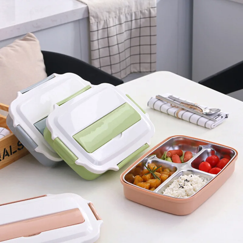 304 Stainless Steel Student Lunch Japanese Microwave Food Box With Compartments Portable Bento Box Healthy Food Container Oven
304 Stainless Steel Student Lunch Japanese Microwave Food Box With Compartments Portable Bento Box Healthy Food Container Oven