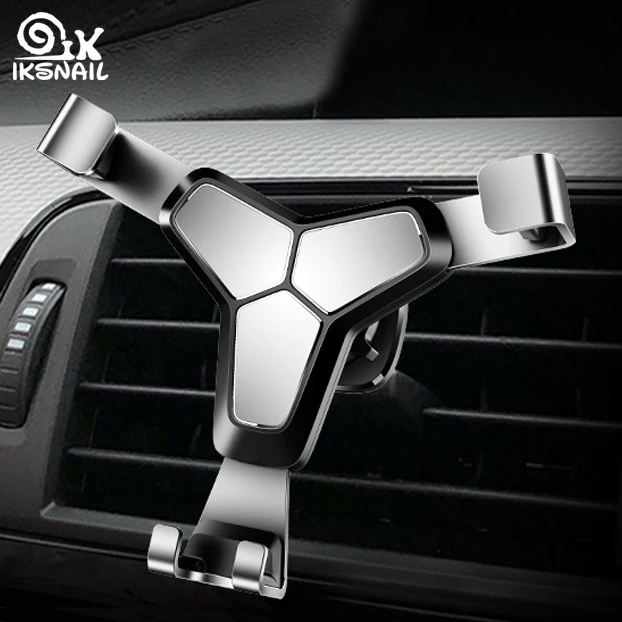IKSNAIL Gravity Auto Lock Car Phone GPS Stand for iPhone X XS Car Cradle Mount Adjustable for HuaWei Car Air vent Phone Holder
IKSNAIL Gravity Auto Lock Car Phone GPS Stand for iPhone X XS Car Cradle Mount Adjustable for HuaWei Car Air vent Phone Holder