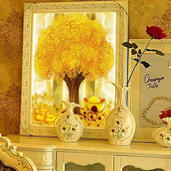 Needlework,diy Dmc Cross Stitch Pattern Golden Money Tree,wall Decoration Set For Embroidery Kit 9 11ct Cotton Silk
Needlework,diy Dmc Cross Stitch Pattern Golden Money Tree,wall Decoration Set For Embroidery Kit 9 11ct Cotton Silk