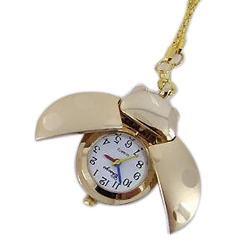 YCYS Arabic Numerals Display Gold Tone Ladybug Pendant Necklace Watch fob watches
YCYS Arabic Numerals Display Gold Tone Ladybug Pendant Necklace Watch fob watches