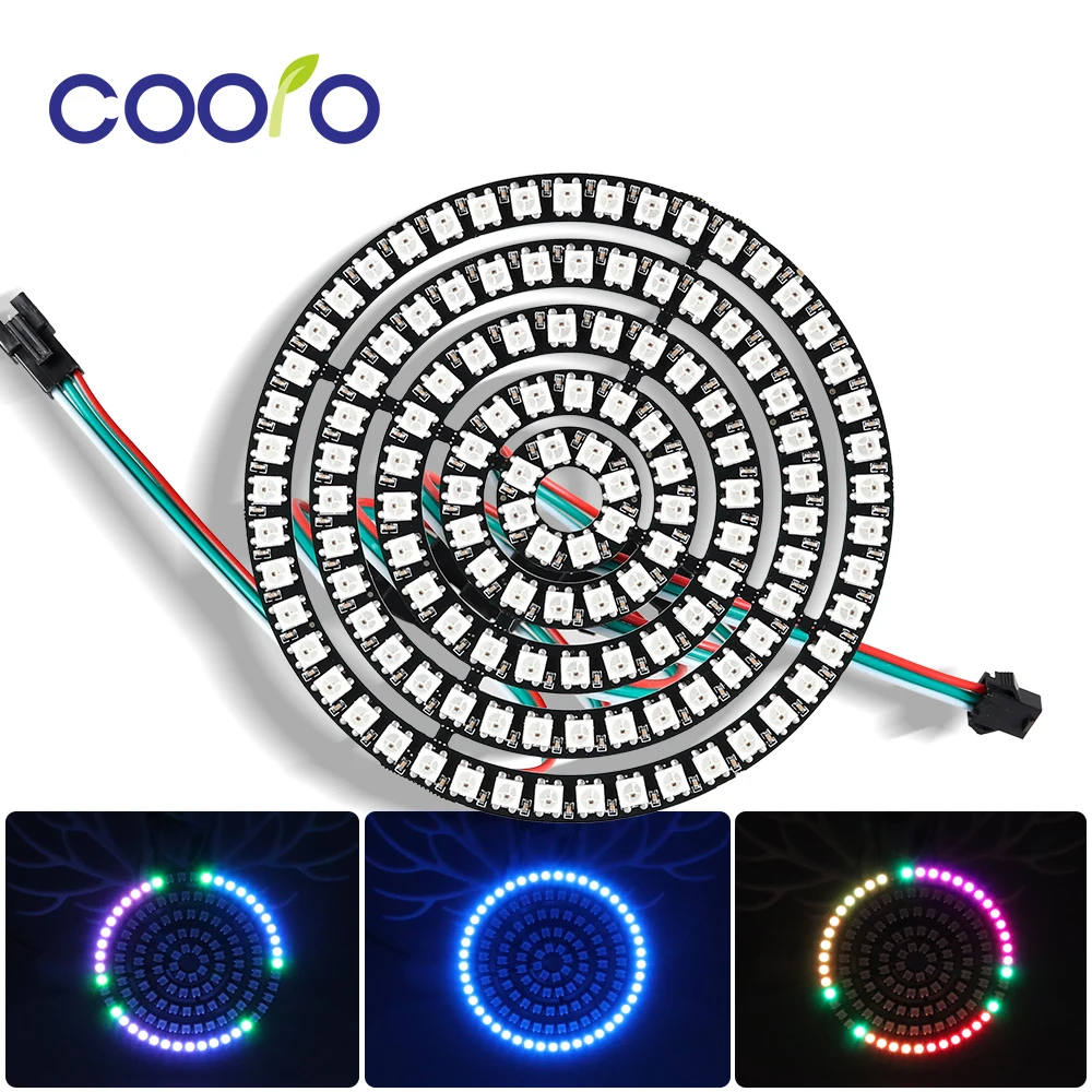 DC5V Individual Addressable WS2812B pixel Ring 1 8 16 24 35 45 LEDs Led Module Led Pixel RGB Strip Light Board
DC5V Individual Addressable WS2812B pixel Ring 1 8 16 24 35 45 LEDs Led Module Led Pixel RGB Strip Light Board