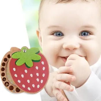 Tooth House Strawberry Preservation Box Baby Souvenir Gifts Tooth Collection Box Wooden Child Fetal Hair Tooth Box Cute Storage
Tooth House Strawberry Preservation Box Baby Souvenir Gifts Tooth Collection Box Wooden Child Fetal Hair Tooth Box Cute Storage