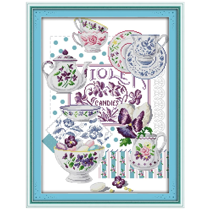 Cup Tale Patterns Counted Cross Stitch 11CT 14CT Cross Stitch Sets Wholesale Chinese Cross-stitch Kits Embroidery Needlework
Cup Tale Patterns Counted Cross Stitch 11CT 14CT Cross Stitch Sets Wholesale Chinese Cross-stitch Kits Embroidery Needlework