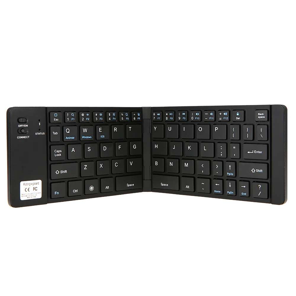 Foldable BT Ultra Slim Pocket-Size Keyboard Portable Mini BT Wireless Keyboard with Built in Rechargeable Battery For PC Laptop
Foldable BT Ultra Slim Pocket-Size Keyboard Portable Mini BT Wireless Keyboard with Built in Rechargeable Battery For PC Laptop