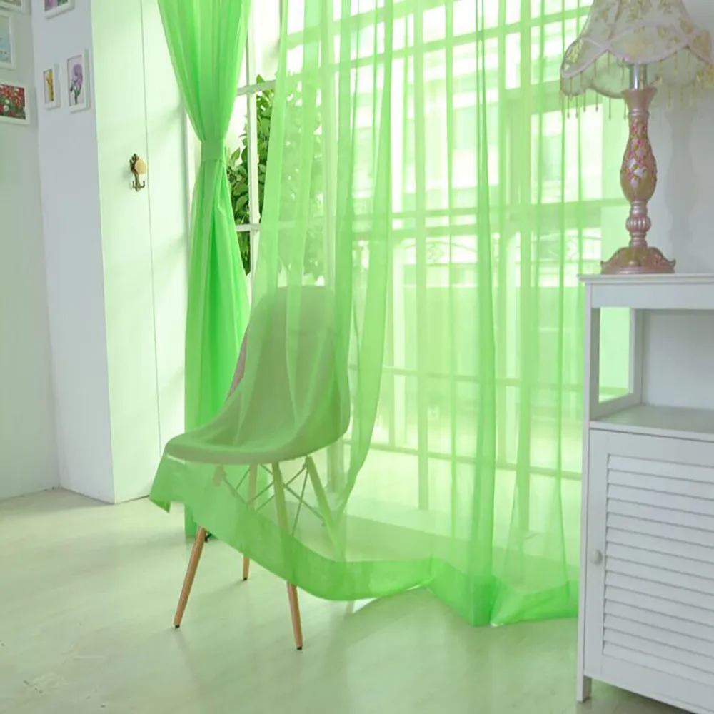European and American style curtains for living room white Window Screening Solid Door Curtains Drape Panel Sheer Tulle new
European and American style curtains for living room white Window Screening Solid Door Curtains Drape Panel Sheer Tulle new