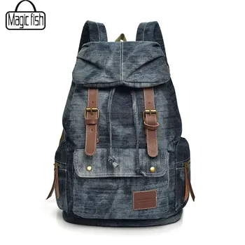 Student Retro Denim Backpack Men's College Chic Leisure Travel Anti-theft Bag A9913/L
Student Retro Denim Backpack Men's College Chic Leisure Travel Anti-theft Bag A9913/L