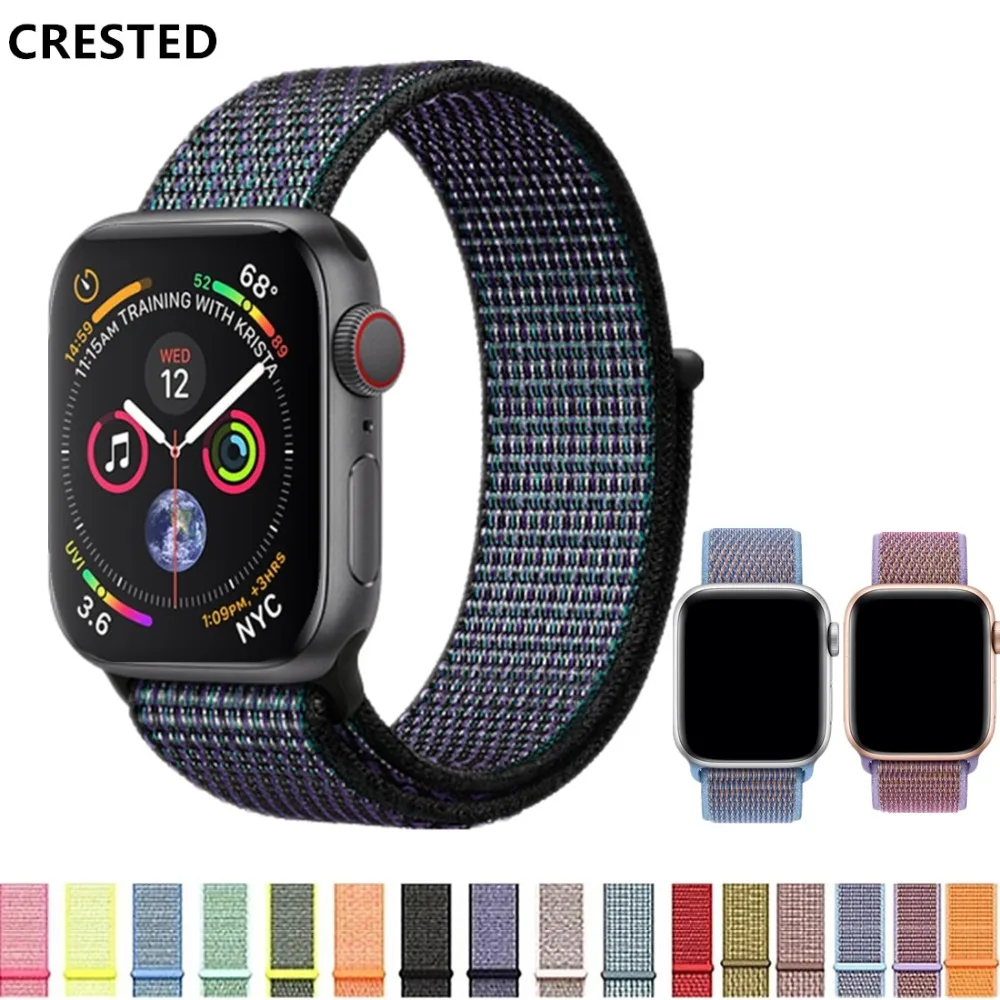 Sport Loop strap For Apple Watch band 42mm 4 3 iwatch band 38mm 44mm 40mm correa Nylon bracelet apple watch 4 watch Accessories
Sport Loop strap For Apple Watch band 42mm 4 3 iwatch band 38mm 44mm 40mm correa Nylon bracelet apple watch 4 watch Accessories