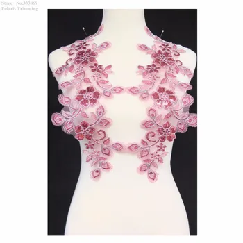 New 1pair=2pcs x Sew-on Pale Mauve/Silver Flower Sequins Lace Appliques Trims Patches Costume Dancing Dress Accessories PBNC112D
New 1pair=2pcs x Sew-on Pale Mauve/Silver Flower Sequins Lace Appliques Trims Patches Costume Dancing Dress Accessories PBNC112D