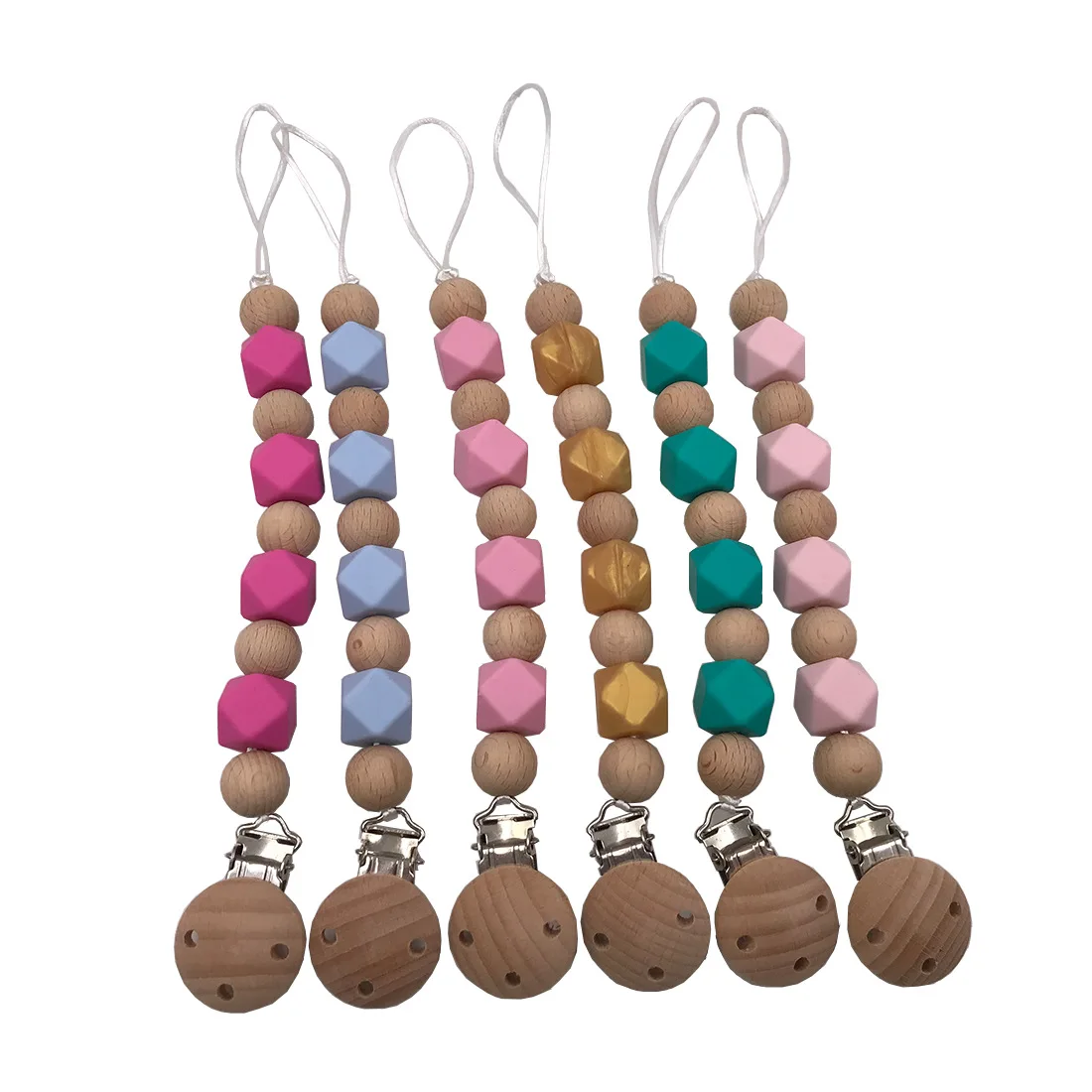 Handmade Silicone Pacifier Chains Safe Teething Chain Baby Teether Eco-friendly Pacifier Clips Holder Chain
Handmade Silicone Pacifier Chains Safe Teething Chain Baby Teether Eco-friendly Pacifier Clips Holder Chain