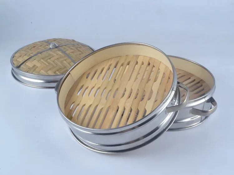 Chinese kitchen cookware Steamed bamboo stainless steel cage small steamed bun Shaxian County snacks steamer and lid 14.5-30cm
Chinese kitchen cookware Steamed bamboo stainless steel cage small steamed bun Shaxian County snacks steamer and lid 14.5-30cm
