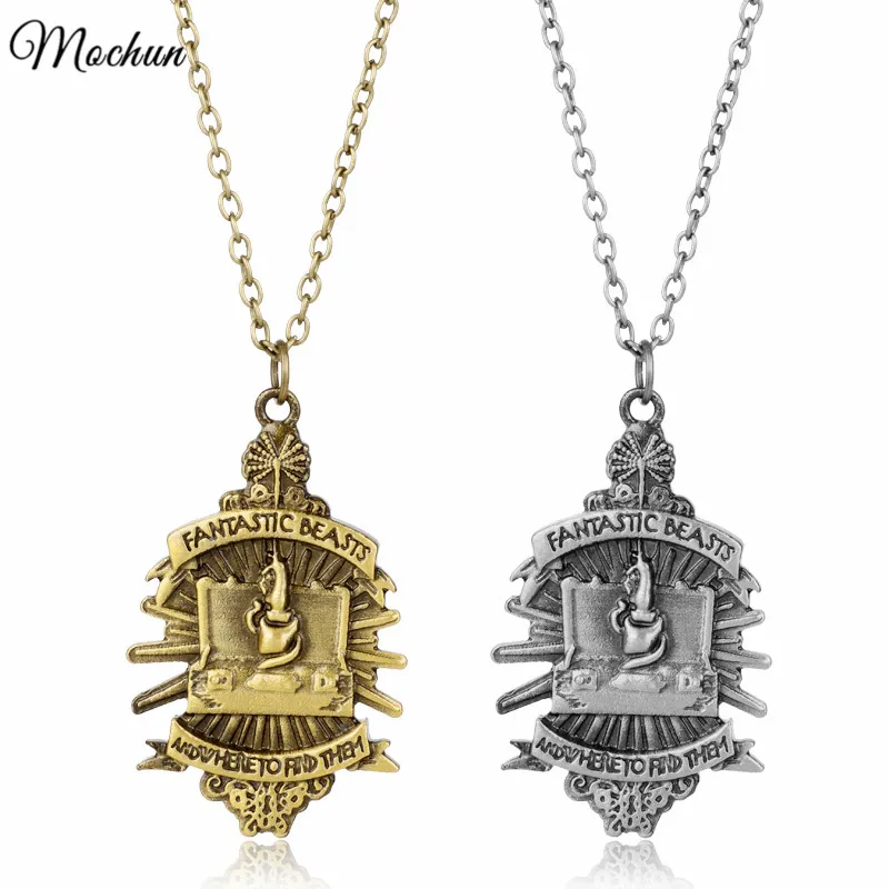 MQCHUN 2 Colors Fantastic Beasts and Where to Find Them Pendant Necklace New Fashion Link Chain Necklace Statement Jewelry
MQCHUN 2 Colors Fantastic Beasts and Where to Find Them Pendant Necklace New Fashion Link Chain Necklace Statement Jewelry