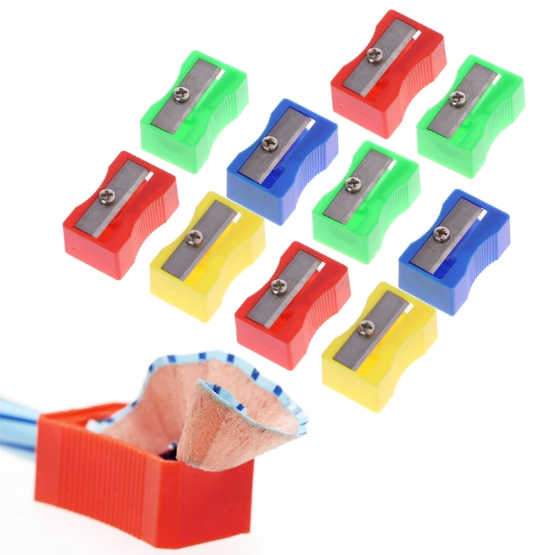 10Pcs Plastic Single Hole Pencil Hand-held Sharpener School Office Stationery L29K
10Pcs Plastic Single Hole Pencil Hand-held Sharpener School Office Stationery L29K