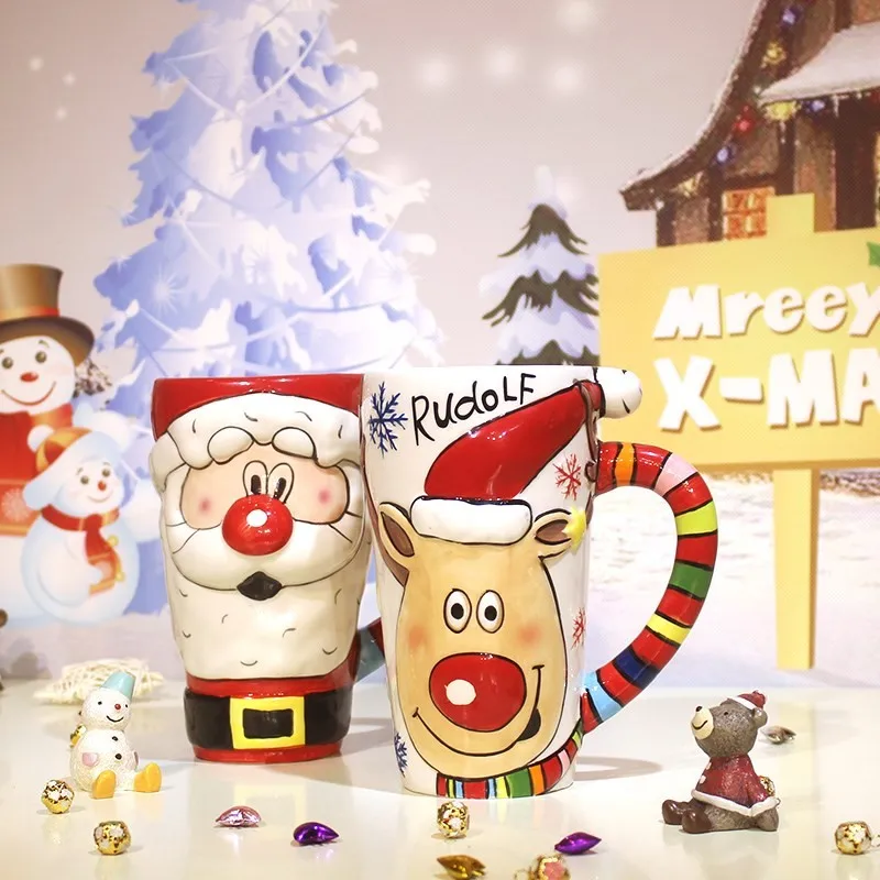 Santa Claus milu deer breakfast milk cup large capacity office coffee cup lovely cartoon Christmas gift ceramic water cup
Santa Claus milu deer breakfast milk cup large capacity office coffee cup lovely cartoon Christmas gift ceramic water cup