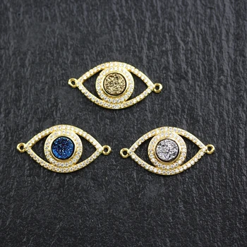 10PCS,Evil Eye Shape Pave Zircon CZ Golden Plated Connectors,Titanium Druzy Achate Coin Shape Beading Charms Jewelry
10PCS,Evil Eye Shape Pave Zircon CZ Golden Plated Connectors,Titanium Druzy Achate Coin Shape Beading Charms Jewelry