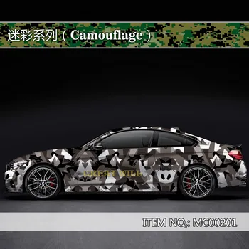 Black Gray Camouflage Vinyl Car wrap film Camo Car Sticker Motorcycle Bike Wraps With Air Bubble Free 5m/10m/15m/20m/25m/30m
Black Gray Camouflage Vinyl Car wrap film Camo Car Sticker Motorcycle Bike Wraps With Air Bubble Free 5m/10m/15m/20m/25m/30m