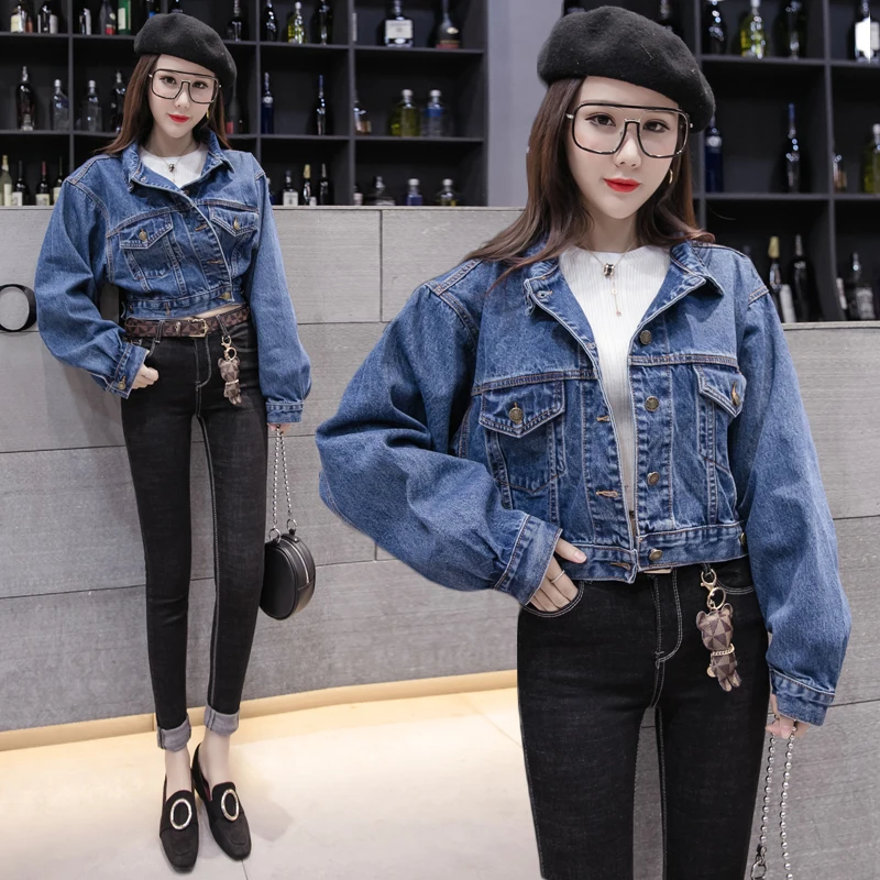 2018 Women Basic Short Denim Jacket Girls Coat Jeans Jackets Ladies Loose Outerwear Harajuku Coats Boyfriend Clothes
2018 Women Basic Short Denim Jacket Girls Coat Jeans Jackets Ladies Loose Outerwear Harajuku Coats Boyfriend Clothes