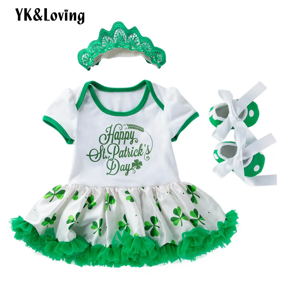 YK&Loving Newborn Baby Clothing St. Patrick's Day Festival Suit Baby Girl Clothing Short Sleeve Green White Skirts Baby Sets
YK&Loving Newborn Baby Clothing St. Patrick's Day Festival Suit Baby Girl Clothing Short Sleeve Green White Skirts Baby Sets