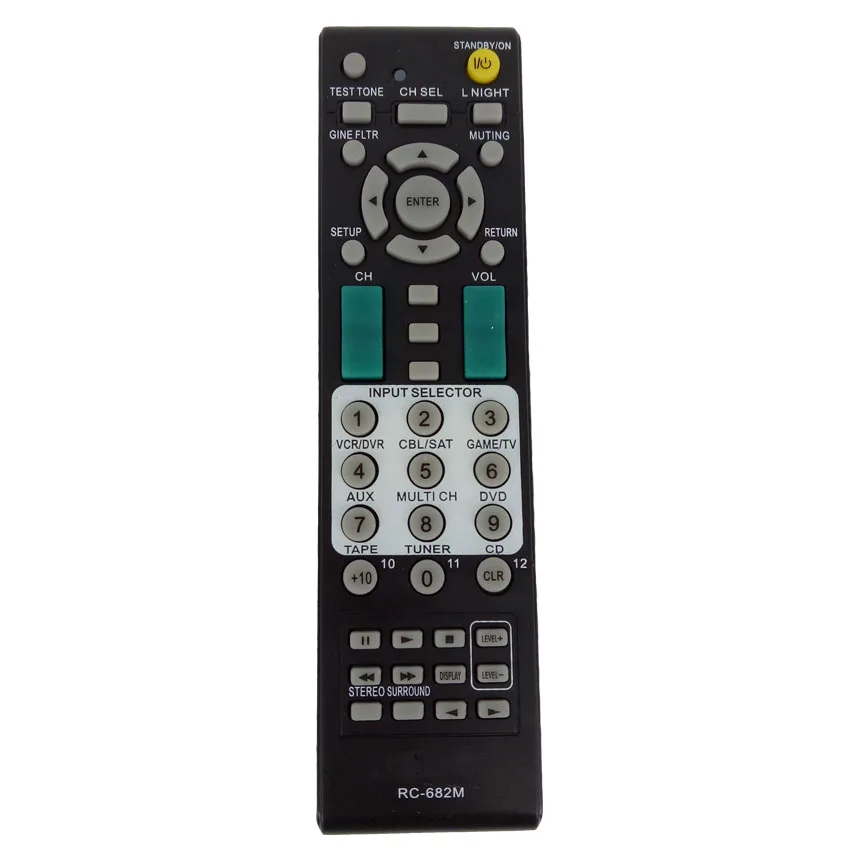 NEW Generic Replacement Remote Control for Onkyo RC-682M AV Receiver TX-SA605 TX-SR605 TX-SA8560 TX-SA605 Replaced RC-681M
NEW Generic Replacement Remote Control for Onkyo RC-682M AV Receiver TX-SA605 TX-SR605 TX-SA8560 TX-SA605 Replaced RC-681M