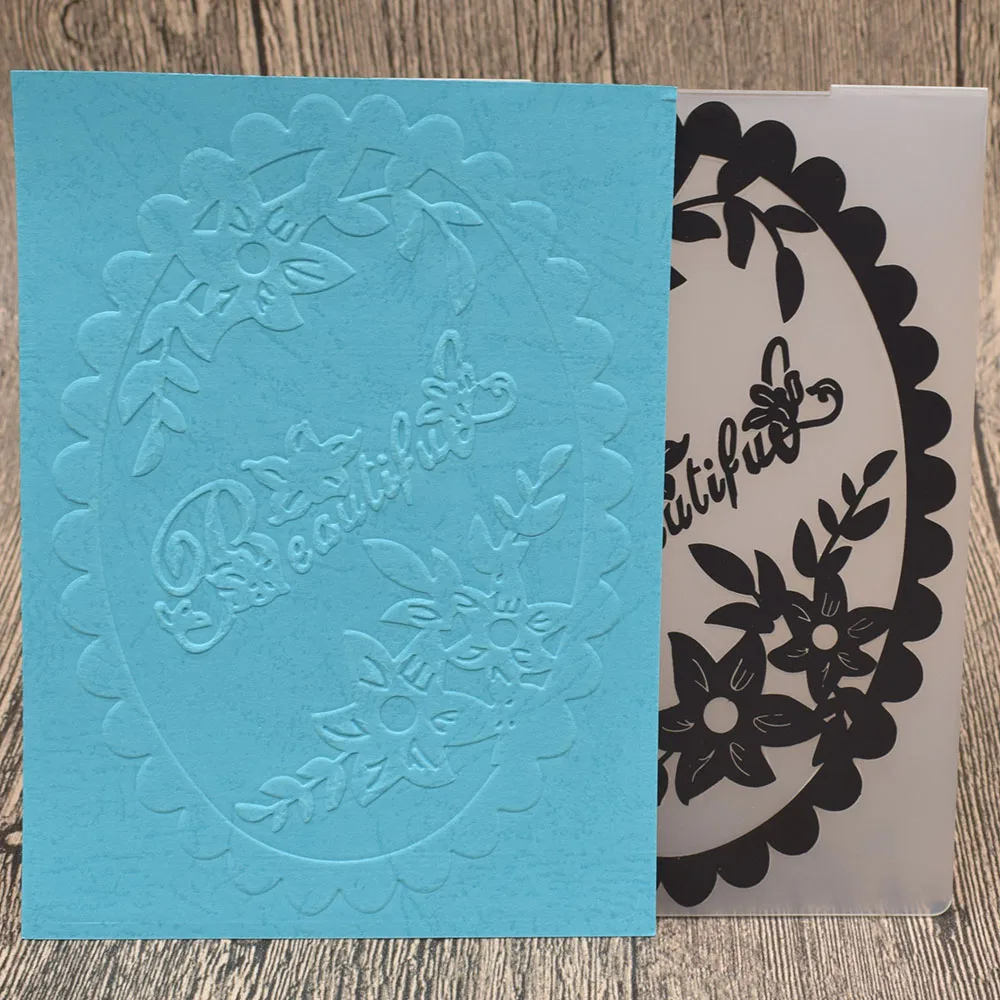 Beautiful Vval Frame Plastic Embossing Folders for Card Making Scrapbooking Wedding Paper Cards Photo Album Decor
Beautiful Vval Frame Plastic Embossing Folders for Card Making Scrapbooking Wedding Paper Cards Photo Album Decor