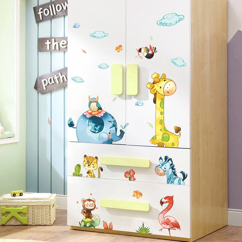Cartoon Animal Party Wall Stickers Decal Kids Adhesive Vinyl Wallpaper Mural Baby Girl Boy Room Nursery Decor for kids rooms
Cartoon Animal Party Wall Stickers Decal Kids Adhesive Vinyl Wallpaper Mural Baby Girl Boy Room Nursery Decor for kids rooms