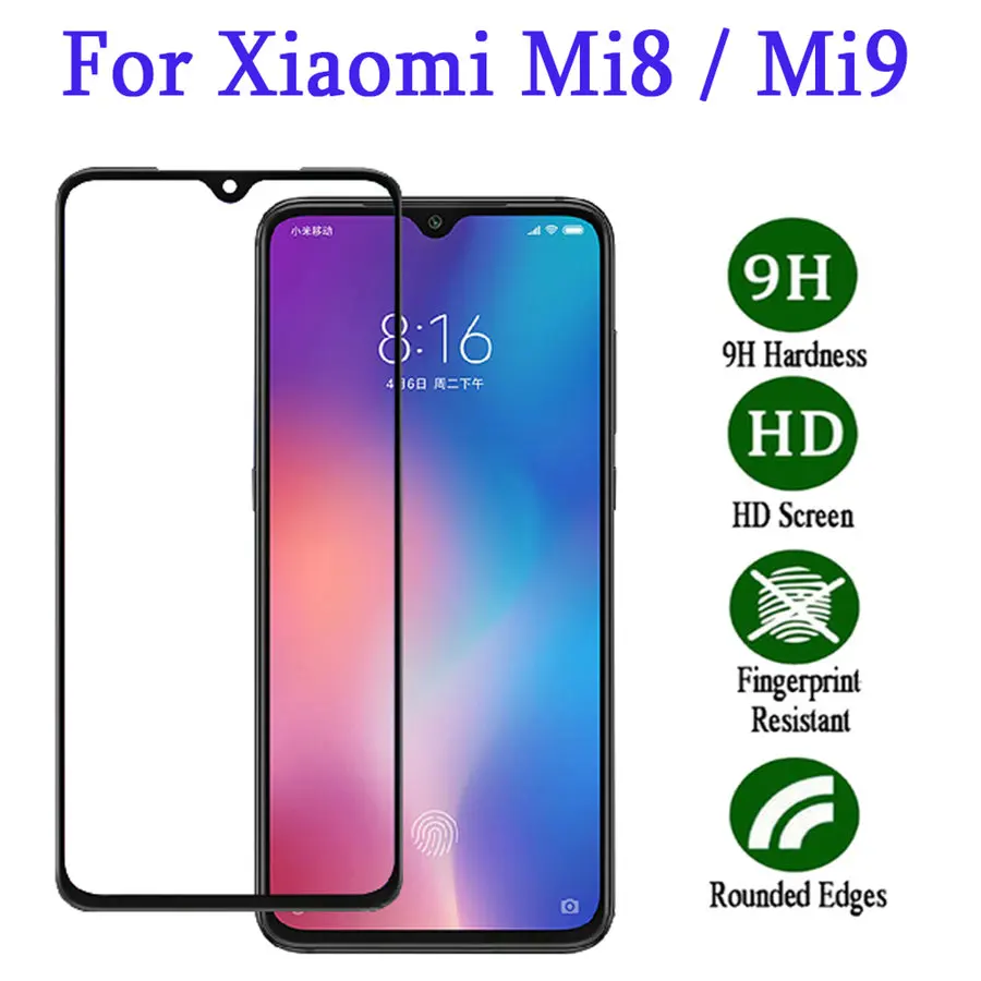 

Glass on For Xiaomi Mi9 screen protector Ksiomi xaomi xiomi mi my 9 8 se tempered glas 9h Tremp protective film mi8 mi8se mi9se