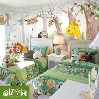Large Mural Cartoon Kids Wallpaper Wallpaper Zoo Zoo Boy Girl Bedroom Whole House Animated Wallpaper
Large Mural Cartoon Kids Wallpaper Wallpaper Zoo Zoo Boy Girl Bedroom Whole House Animated Wallpaper