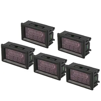 5PCS 5-80V LED Digital Display Panel Battery Percentage Voltmeter Electric Voltage Meter Volt Tester for Auto Car Motorcycle
5PCS 5-80V LED Digital Display Panel Battery Percentage Voltmeter Electric Voltage Meter Volt Tester for Auto Car Motorcycle