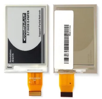 2.7 inch 24P SPI Black White E-INK E-Paper Screen (Touch/No Touch) IL91874 Drive IC 264*176
2.7 inch 24P SPI Black White E-INK E-Paper Screen (Touch/No Touch) IL91874 Drive IC 264*176
