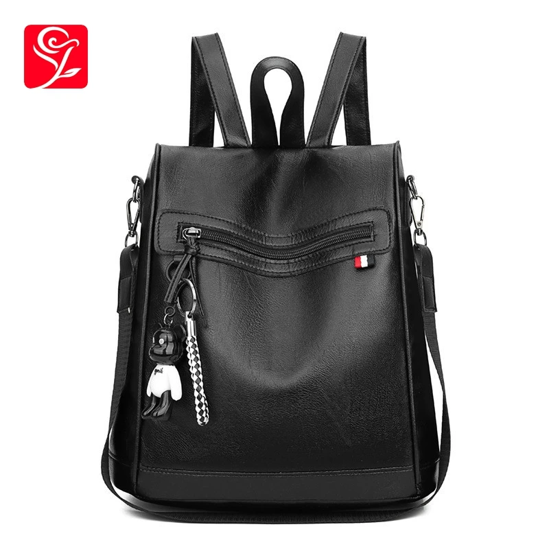 New Fashion Casual Pu Women anti-theft Backpack 2019 Hight Quality Black Backpacks Female Larger Capacity Travel Shoulder Bag
New Fashion Casual Pu Women anti-theft Backpack 2019 Hight Quality Black Backpacks Female Larger Capacity Travel Shoulder Bag