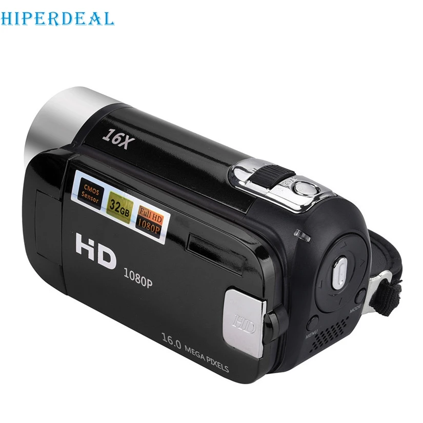 

HIPERDEAL TFT LCD Camera Full HD 1080P Portable Camcorders 16x Zoom 16MP Home Use Digital Camera w/ 2.7" Rotating LCD Screen #M