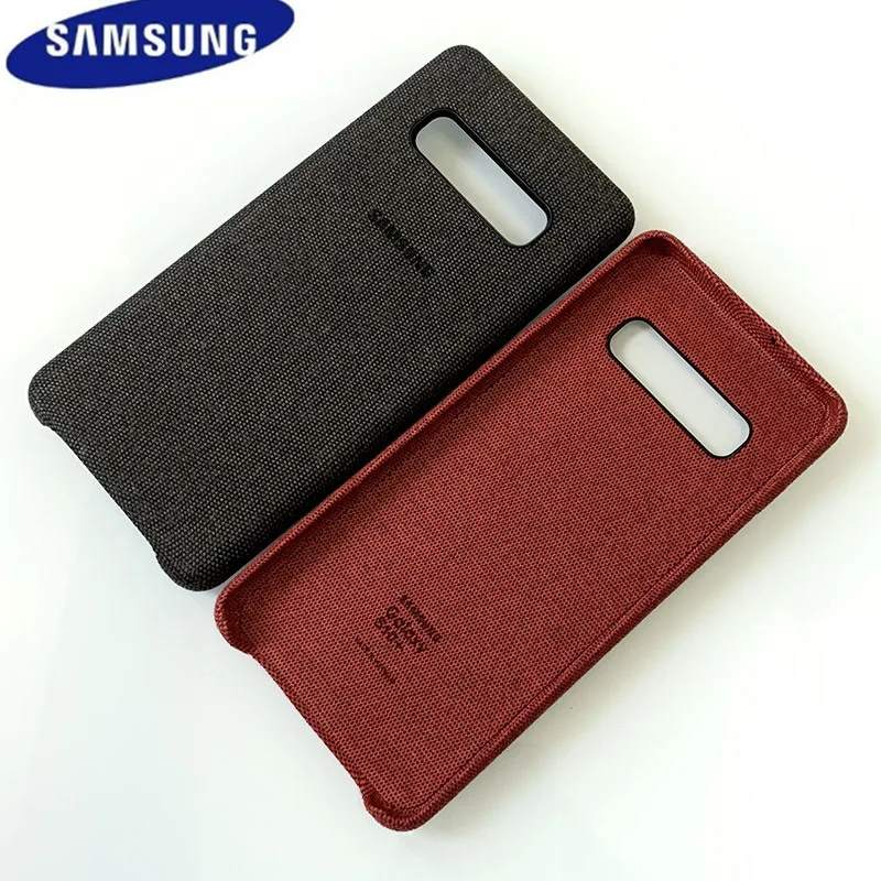 100% Original Samsung Galaxy S10 Plus Canvas Leather Case Cloth Fabric Finish Back Protective Cover For Samsung S10+ S10E Lite
100% Original Samsung Galaxy S10 Plus Canvas Leather Case Cloth Fabric Finish Back Protective Cover For Samsung S10+ S10E Lite