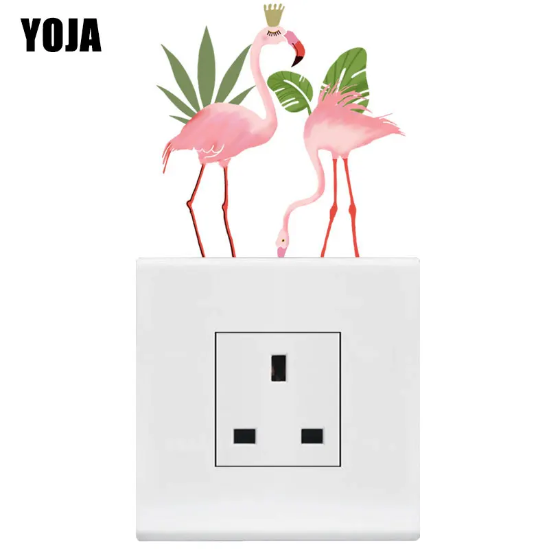 YOJA A Pair Of Beautiful Flamingos Nice-quality Decor Wall Switch Sticker Living Room Bedroom Decals 8SS1242
YOJA A Pair Of Beautiful Flamingos Nice-quality Decor Wall Switch Sticker Living Room Bedroom Decals 8SS1242