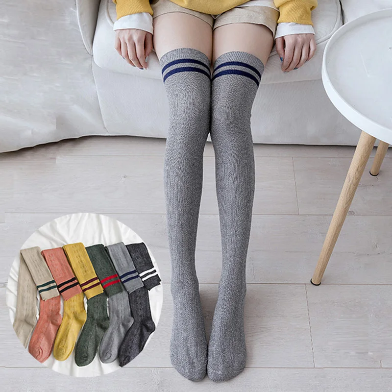 La MaxPa Long Stockings Women Cotton Warm Thigh High Fashion Striped Knee Socks Sexy Over The Knee Stockings For Ladies k2105
La MaxPa Long Stockings Women Cotton Warm Thigh High Fashion Striped Knee Socks Sexy Over The Knee Stockings For Ladies k2105