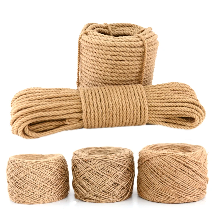 100M 1mm 2mm 3mm Natural Jute Twisted Cord Hemp Rope DIY Craft Decoration Rope Thread for Gift Packing / Bags / Tag
100M 1mm 2mm 3mm Natural Jute Twisted Cord Hemp Rope DIY Craft Decoration Rope Thread for Gift Packing / Bags / Tag