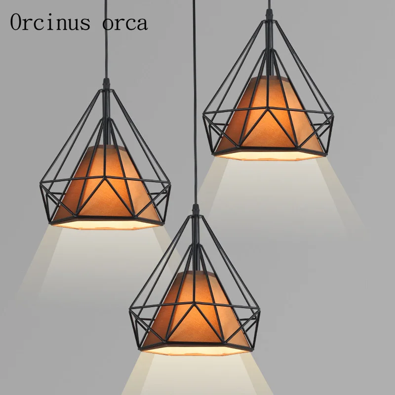 Nordic retro Diamond Pendant loft modern minimalist hotel restaurant bar three creative single character iron lamp
Nordic retro Diamond Pendant loft modern minimalist hotel restaurant bar three creative single character iron lamp