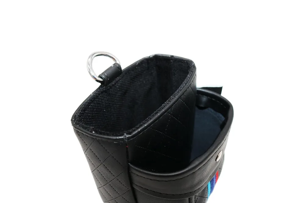 Top Auto Store HTB1EzkkXITxK1Rjy0Fgq6yovpXad Air Outlet Vent Storage Bag Hanging Pocket Phone Holder Organizers Universal for BMW Car Interior Accessories Stylings PU Black