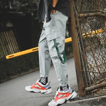 Summer New Pink Cargo Pants Men Contrast Color Patchwork Pockets Hip Hop Pant Loose Casual Male Streetwear Trousers
Summer New Pink Cargo Pants Men Contrast Color Patchwork Pockets Hip Hop Pant Loose Casual Male Streetwear Trousers