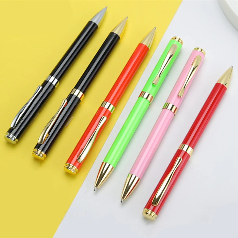 Metal Ballpoint Pen Colorful appearance Rotating pen Advertising Promotion Business Office Signature Pen
Metal Ballpoint Pen Colorful appearance Rotating pen Advertising Promotion Business Office Signature Pen