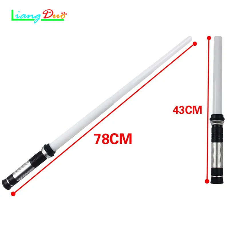 1PCS Lightsaber Boy Gril Toys Star Laser Sword Luminous Music Telescopic Children's Outdoor Gift Flashing Sword Cosplay
1PCS Lightsaber Boy Gril Toys Star Laser Sword Luminous Music Telescopic Children's Outdoor Gift Flashing Sword Cosplay