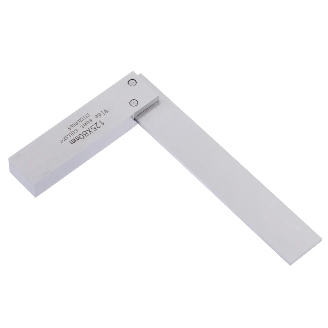 Durable Machinist Square Ruler 90 Degree Right Angle Engineer Precision Ground Steel Hardened Right Angle Ruler